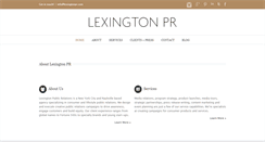 Desktop Screenshot of lexingtonpr.com