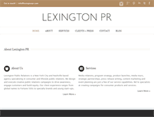 Tablet Screenshot of lexingtonpr.com